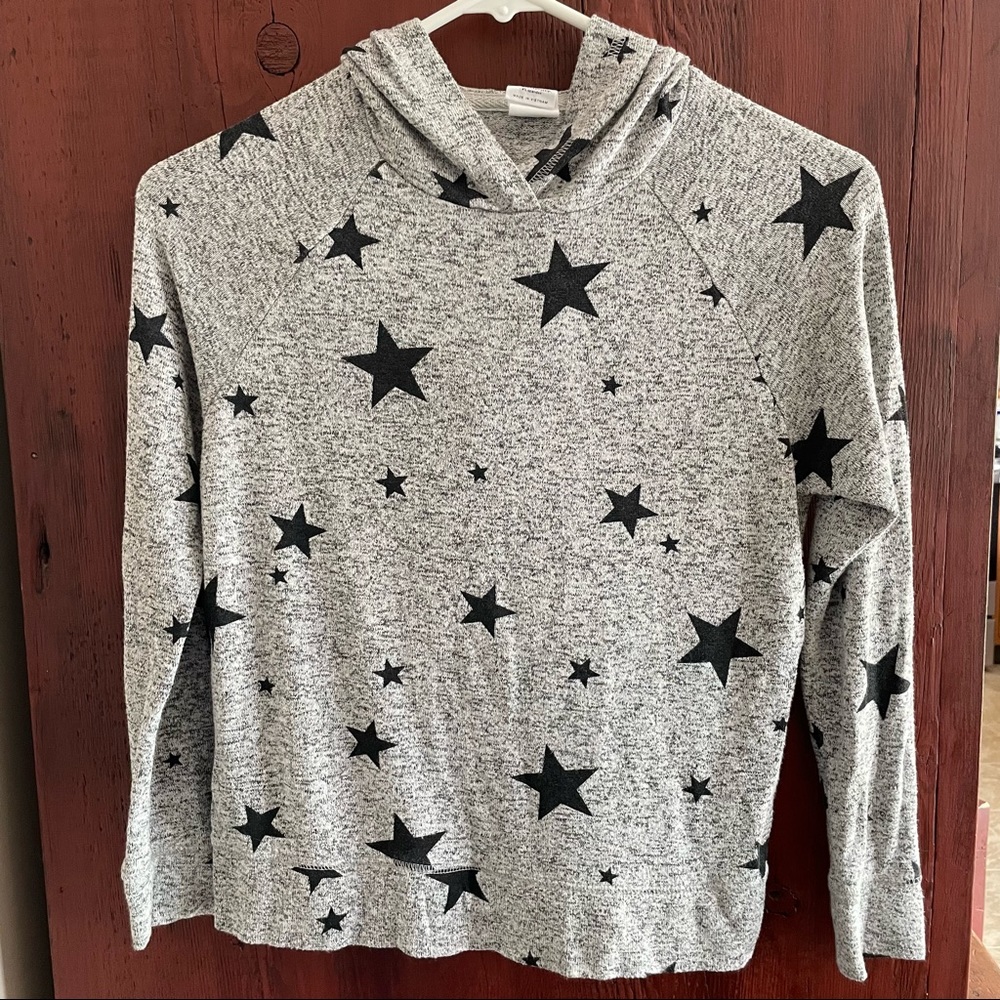 Super Soft Star Top w Hood - Gap Sz 8